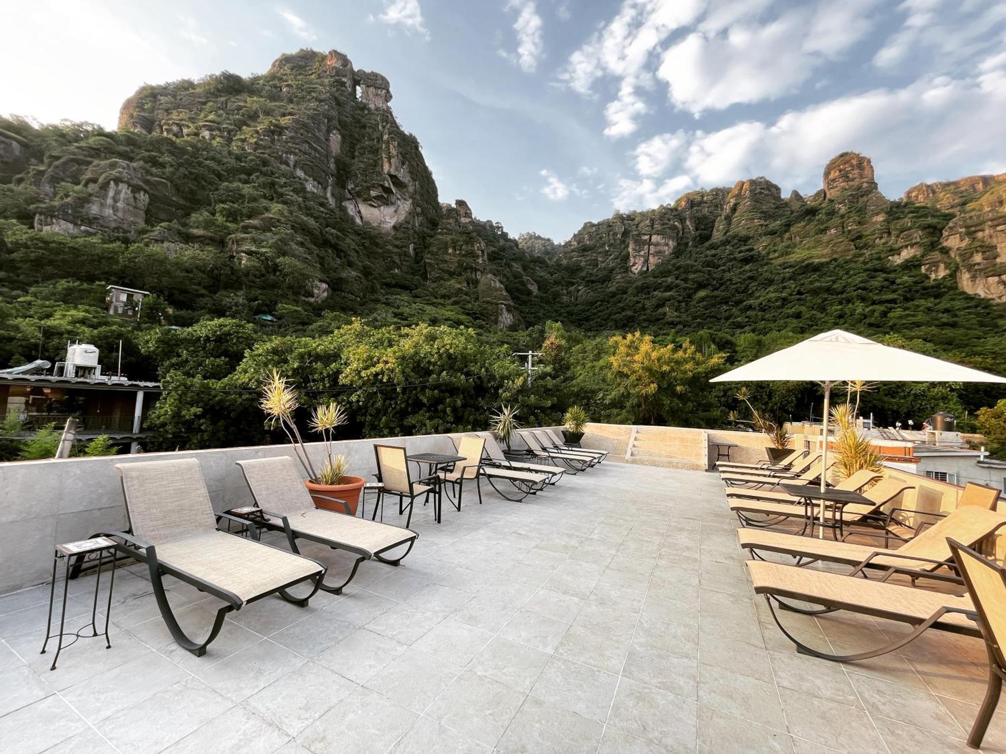 טפוזטלן Hotel Hacienda Ventana Del Cielo מראה חיצוני תמונה